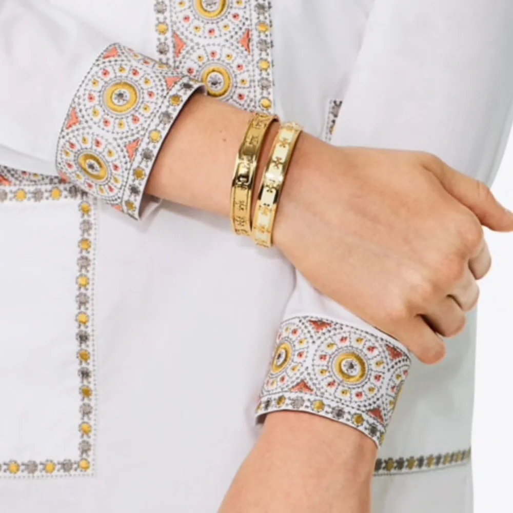 Tory Burch Kira Enameled Cuff